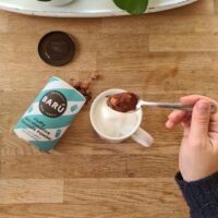 Fluffy marshmallow chocolate powder
