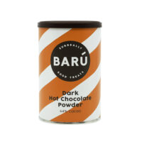 Dark hot chocolate powder