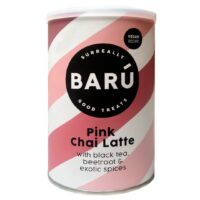 Pink chai latte powder