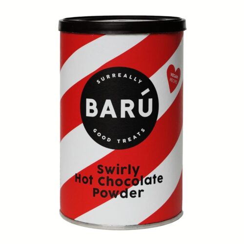 Swirly hot chocolate powder